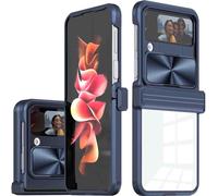 imoshion imoshion Coque arrière Camslider Samsung Galaxy Z Flip 4 Bleu foncé Bleu foncé