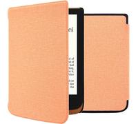 imoshion Canvas Sleepcover Bookcase pour le Pocketbook Touch Lux 5 / HD 3 / Basic Lux 4 / Vivlio Lux 5 - Peach