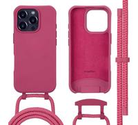 imoshion Color Backcover avec cordon détachable MagSafe pour l'Apple iPhone 16 Pro - Framboise
