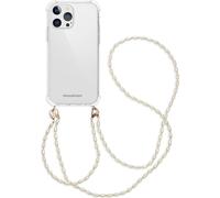 imoshion Coque arrière avec cordon + brassard - Perles pour iPhone 13 Pro - Transparent