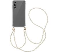 imoshion Coque arrière avec cordon + brassard - Perles pour le Samsung Galaxy A25 (5G) - Transparent