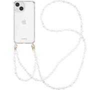 imoshion Coque arrière avec cordon + brassard pour iPhone 13 - Pearls Hearts
