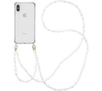 imoshion Coque arrière avec cordon + brassard pour iPhone X / Xs - Pearls Hearts