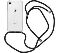 imoshion Coque arrière avec cordon pour iPhone Xr - Noir