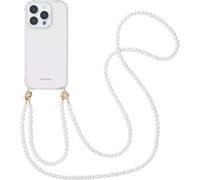 imoshion Coque arrière avec cordons téléphoniques pour l'Apple iPhone 16 Pro Max - Perles