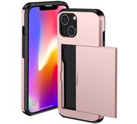 imoshion Coque arrière avec porte-cartes pour Apple iPhone 13 - Rose Doré