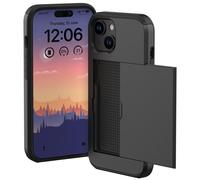 imoshion Coque arrière avec porte-cartes pour Apple iPhone 15 - Noir