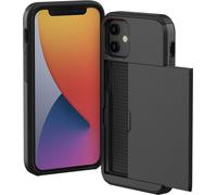 imoshion Coque arrière avec porte-cartes pour iPhone 12 Mini - Noir