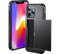 imoshion Coque arrière avec porte-cartes pour iPhone 13 Pro Max - Noir