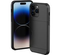 imoshion Coque arrière avec porte-cartes pour iPhone 14 Pro Max - Noir