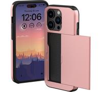imoshion Coque arrière avec porte-cartes pour iPhone 15 Pro - Or rose
