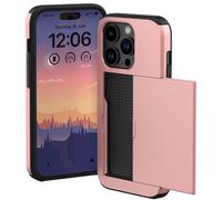imoshion imoshion Coque arrière avec porte-cartes iPhone 15 Pro Rose Dorée Rose dorée