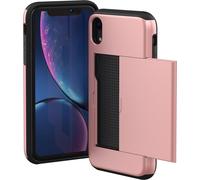 imoshion imoshion Coque arrière avec porte-cartes iPhone Xr Rose Dorée