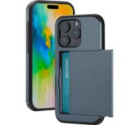 imoshion Coque arrière avec porte-cartes pour l'Apple iPhone 16 Pro - Bleu foncé