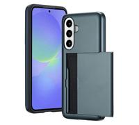 imoshion Coque arrière avec porte-cartes pour Samsung Galaxy A36 / A56 - Bleu foncé