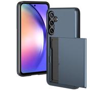 imoshion Coque arrière avec porte-cartes pour Samsung Galaxy A55 - Bleu foncé