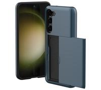 imoshion Coque arrière avec porte-cartes pour Samsung Galaxy S23 - Bleu foncé