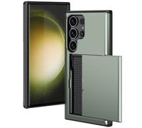 imoshion Coque arrière avec porte-cartes pour Samsung Galaxy S24 Ultra - Vert foncé
