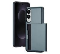 imoshion Coque arrière avec porte-cartes pour Samsung Galaxy S25 Edge - Bleu foncé