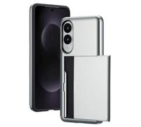 imoshion Coque arrière avec porte-cartes pour Samsung Galaxy S25 Edge - Gris