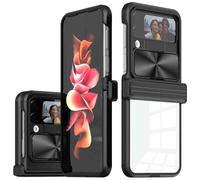 imoshion Coque arrière Camslider pour Samsung Galaxy Z Flip 4 - Noir