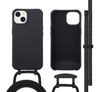 imoshion Coque arrière Color avec cordon amovible et MagSafe pour Apple iPhone 14 - Noir