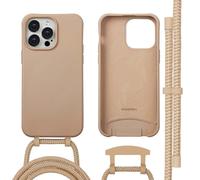 imoshion Coque arrière Color avec cordon amovible et MagSafe pour Apple iPhone 14 Pro Max - Nude