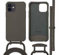imoshion Color Backcover avec cordon détachable MagSafe pour iPhone 12 (Pro) - Café noir