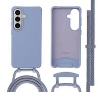 imoshion Coque arrière Color avec cordon amovible et MagSafe pour Samsung Galaxy S26 - Ash Blue