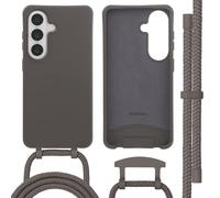 imoshion Coque arrière Color avec cordon amovible et MagSafe pour Samsung Galaxy S26 - Black Coffee