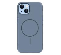 imoshion Coque arrière Color avec Thin MagSafe Ring pour Apple iPhone 14 / 13 - Bleu foncé