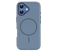 imoshion Coque arrière Color avec Thin MagSafe Ring pour Apple iPhone 16 - Bleu foncé