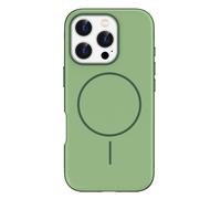 imoshion Coque arrière Color avec Thin MagSafe Ring pour Apple iPhone 16 Pro - Vert foncé