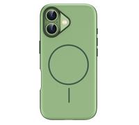 imoshion Coque arrière Color avec Thin MagSafe Ring pour Apple iPhone 16 - Vert foncé