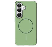 imoshion Coque arrière Color avec Thin MagSafe Ring pour Samsung Galaxy S26 - Vert foncé