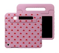 imoshion imoshion Coque arrière Kidsproof Design avec poignée Samsung Galaxy Tab A11 Plus / A9 Plus Cœurs Rouges Rose