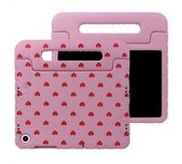 imoshion Coque arrière Kidsproof Design avec poignée pour Samsung Galaxy Tab A11 Plus / A9 Plus - Cœurs Rose