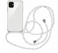imoshion Coque arrière transparente avec cordon pour Apple iPhone 11 - Blanc Arg