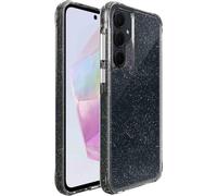 imoshion Coque arrière transparente pailletée pour Samsung Galaxy A35 - Argent