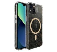 imoshion Coque arrière transparente Pailletée avec MagSafe pour iPhone 13 - Doré