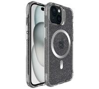 imoshion imoshion Coque Pailletée avec MagSafe iPhone 15 Argent Argent