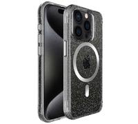 imoshion imoshion Coque arrière Transparente Pailletée avec MagSafe iPhone 15 Pro Argent Argent