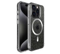 imoshion imoshion Coque Pailletée avec MagSafe iPhone 15 Pro Max Argent Argent