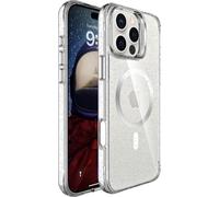 imoshion imoshion Coque arrière Transparente Pailletée avec MagSafe iPhone 16 Pro Argent Argent