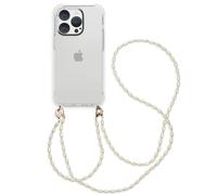 imoshion imoshion Coque avec dragonne + bracelet Perles iPhone 15 Pro Transparent Transparent