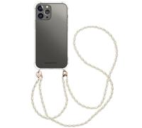 imoshion Coque avec dragonne + bracelet - Perles pour Apple iPhone 13 Pro Max - Transparent