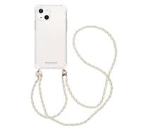 imoshion Coque avec dragonne + bracelet - Perles pour Apple iPhone 13 - Transparent