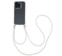 imoshion imoshion Coque avec dragonne + bracelet Perles iPhone 16 Pro Transparent Transparent