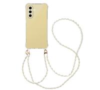 imoshion Coque avec dragonne + bracelet - Perles pour Samsung Galaxy A26 - Transparent