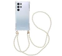 imoshion Coque avec dragonne + ?bracelet - Perles pour Samsung Galaxy S22 Ultra